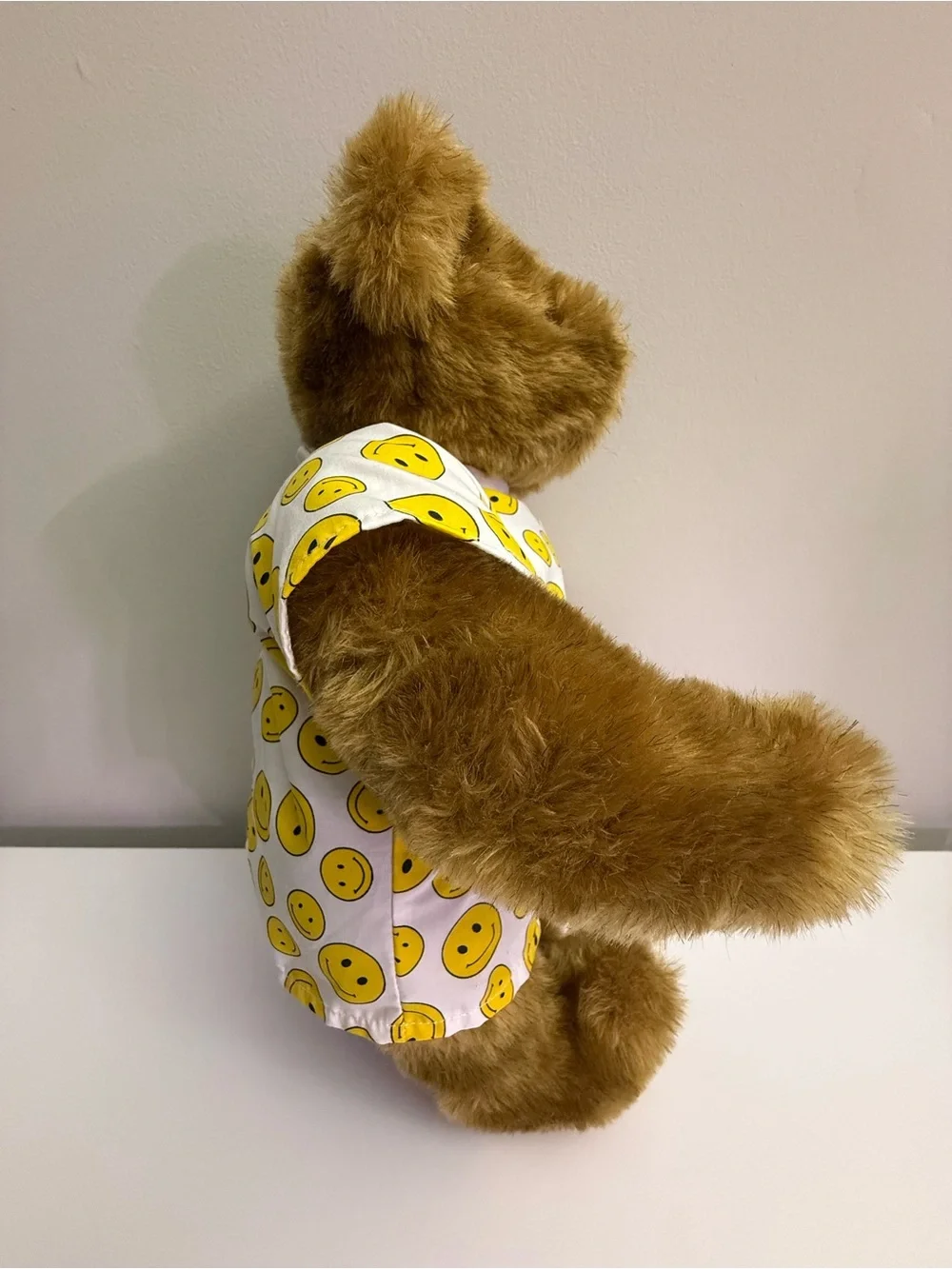 Vermont Teddy Bear Jointed Get Well Hospital Gown Plush 15